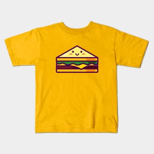 Sandwich Cartoon Kids T-Shirt